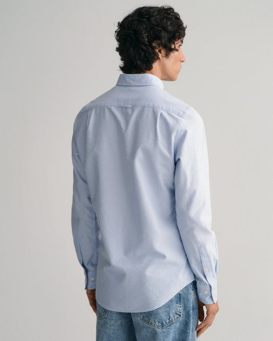 Slim Fit Oxford-Hemd für Herren - HELLBLAU