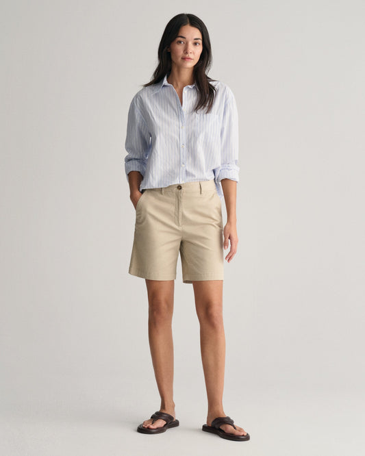 Short chino pour femme - SABLE SEC