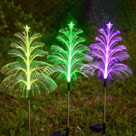 🎄Chikalabs Garden 7-Color  Gradient Solar Christmas Tree Lights