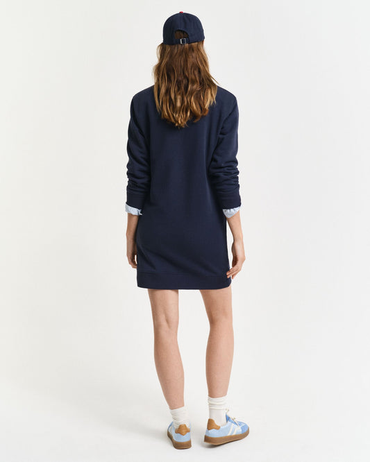 Shield Crew Neck Sweat Dress