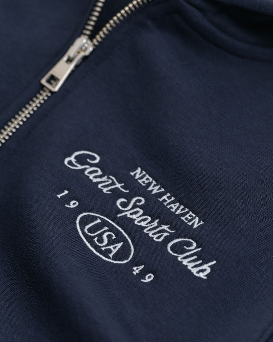 Teen Girls Sports Club Graphic Half-Zip Hoodie