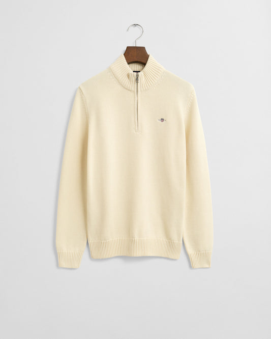 Teens Casual Cotton Half-Zip Sweater