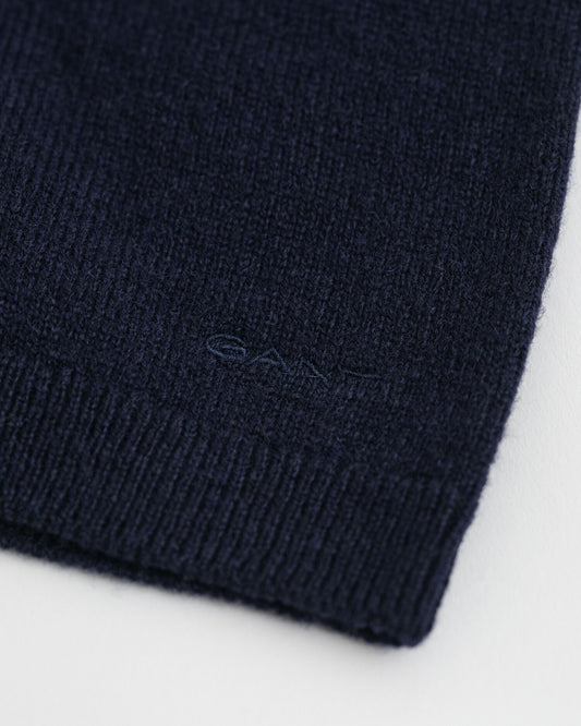Superfine Lambswool Short Sleeve Crew Neck Sweater