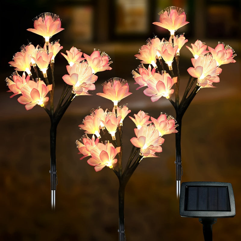 🌺Lampes solaires en forme de fleur de camélia de jardin Chikalabs