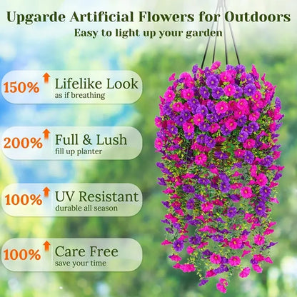 💖Mother's Day Hot Sale🌺UV Resistant Hanging Artificial Morning Glory Vine