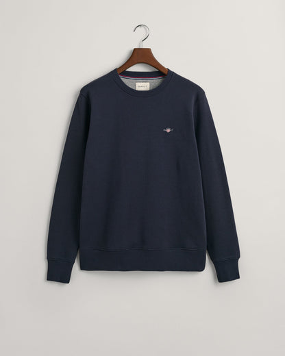 Men's Shield Crew Neck Sweatshirt - EVENING BLUE