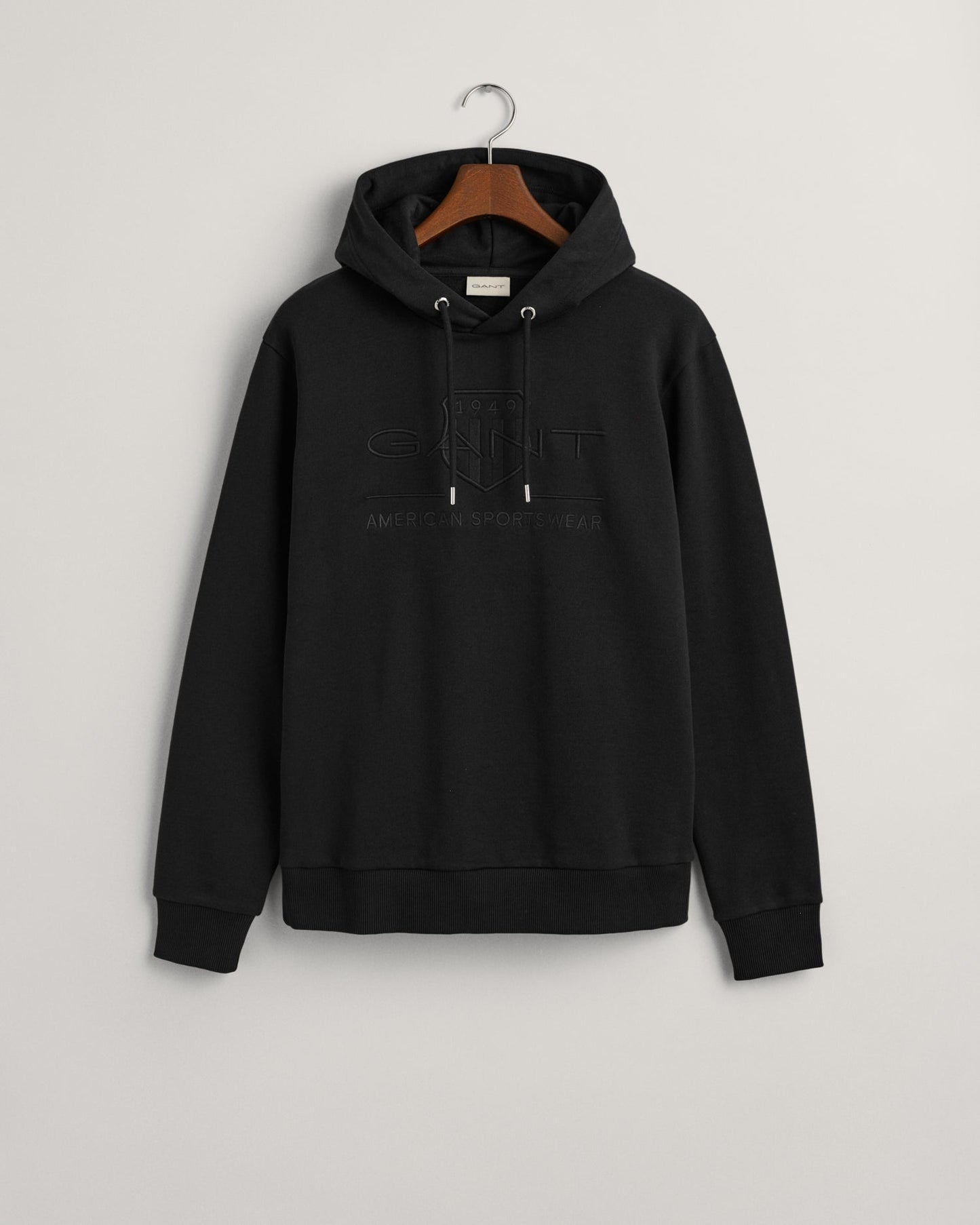 Sweat à capuche Tonal Shield pour homme - NOIR 