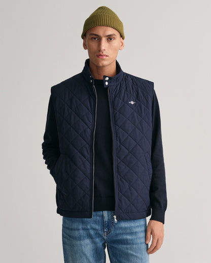 Gesteppte Windjacke für Herren – ABENDBLAU 