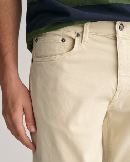 Herren Regular Fit Desert Jeans - SEIDIGES BEIGE 