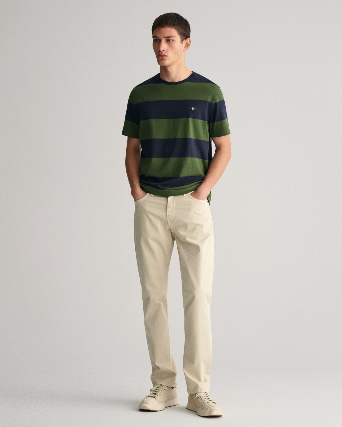 Herren Regular Fit Desert Jeans - SEIDIGES BEIGE 