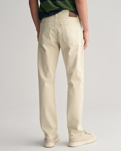 Herren Regular Fit Desert Jeans - SEIDIGES BEIGE 