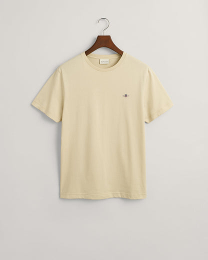 T-shirt Shield pour homme - Beige soyeux 