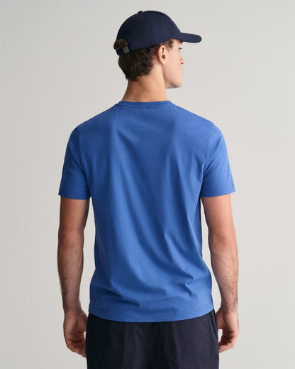 T-shirt Shield pour homme - Bleu riche 