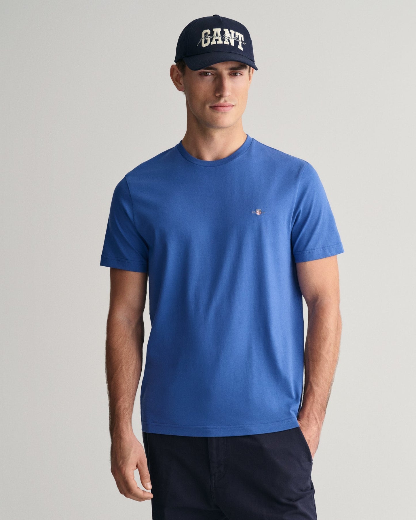 T-shirt Shield pour homme - Bleu riche 