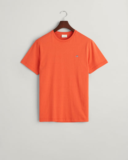 T-shirt Shield pour homme - Orange brûlé 