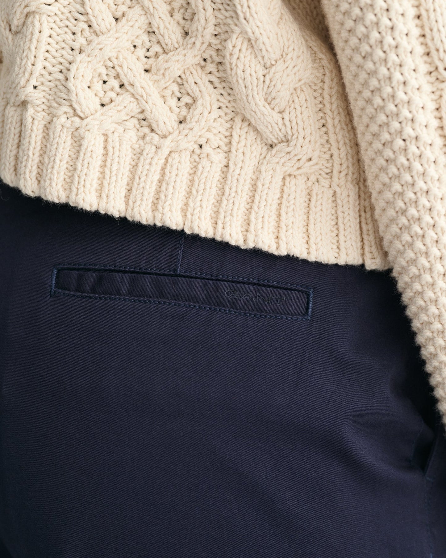 Short chino pour femme - BLEU SOIR 