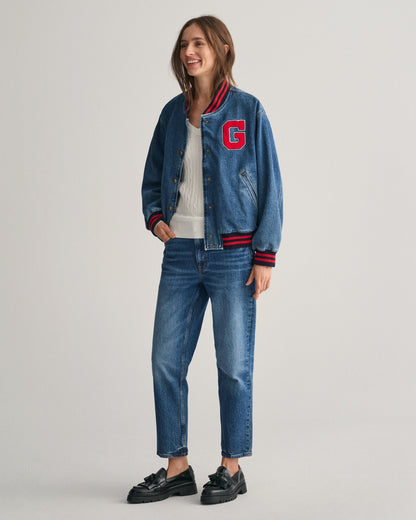 Pull col V en maille torsadée en coton extensible pour femme - EGGSHELL 