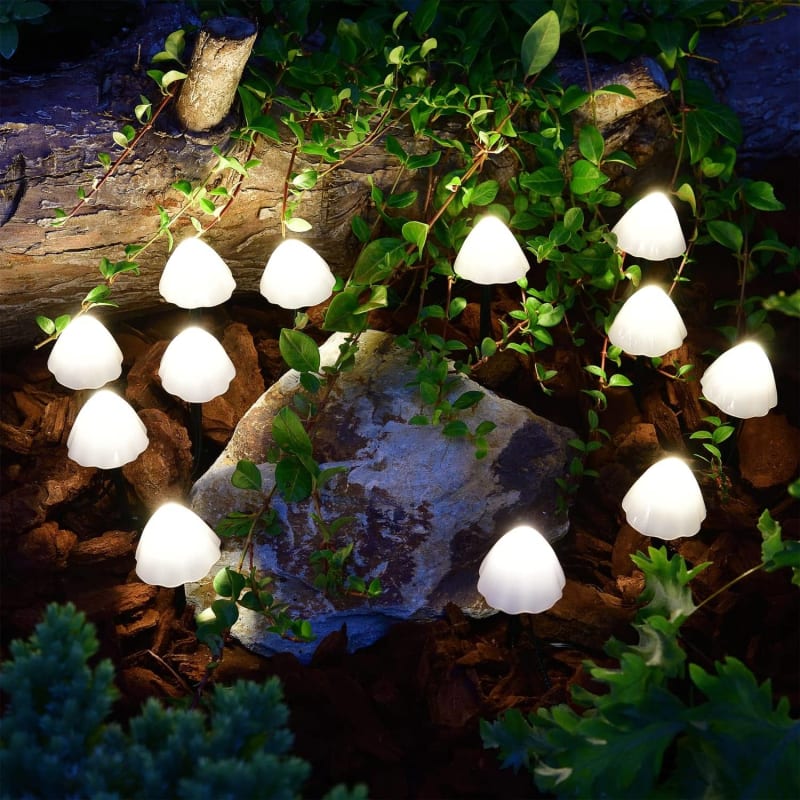 🍄Lampes solaires en forme de champignon pour jardin Chikalabs