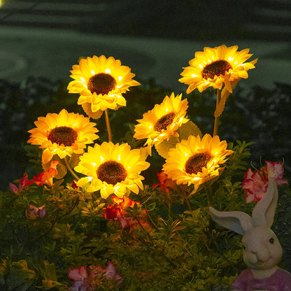 🔥DERNIER JOUR DE VENTE🌻Chikalabs Garden Lampe solaire tournesol étanche🔥
