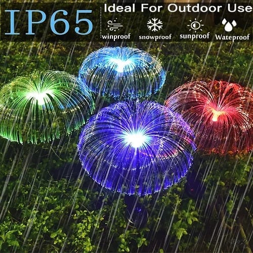🎄Chikalabs Garden Solar Changing Jellyfish Lights
