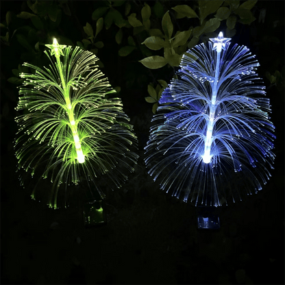 🎄Chikalabs Garden 7-Color  Gradient Solar Christmas Tree Lights