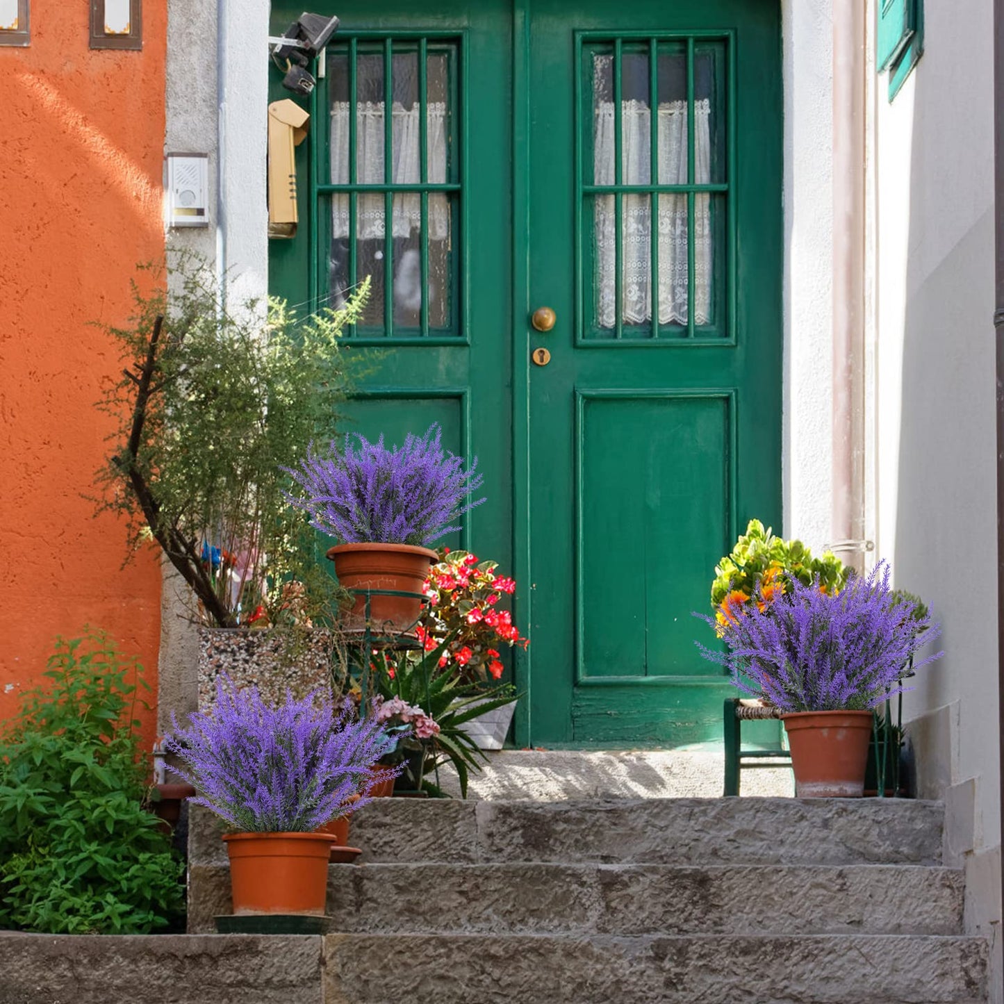 💐Chikalabs Outdoor-Dekor Künstliche Lavendelblüten