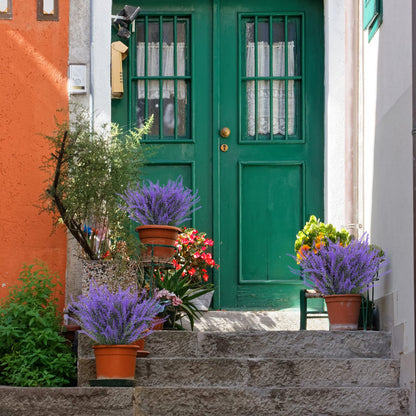 💐Chikalabs Outdoor-Dekor Künstliche Lavendelblüten