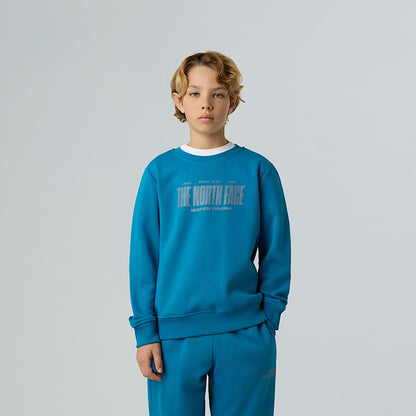 Boys' Reflective Logo Relaxed Sweatshirt