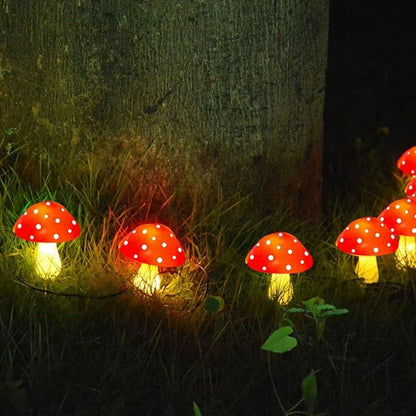 🍄Chikalabs Garden Colorful Solar Mushrooms Light
