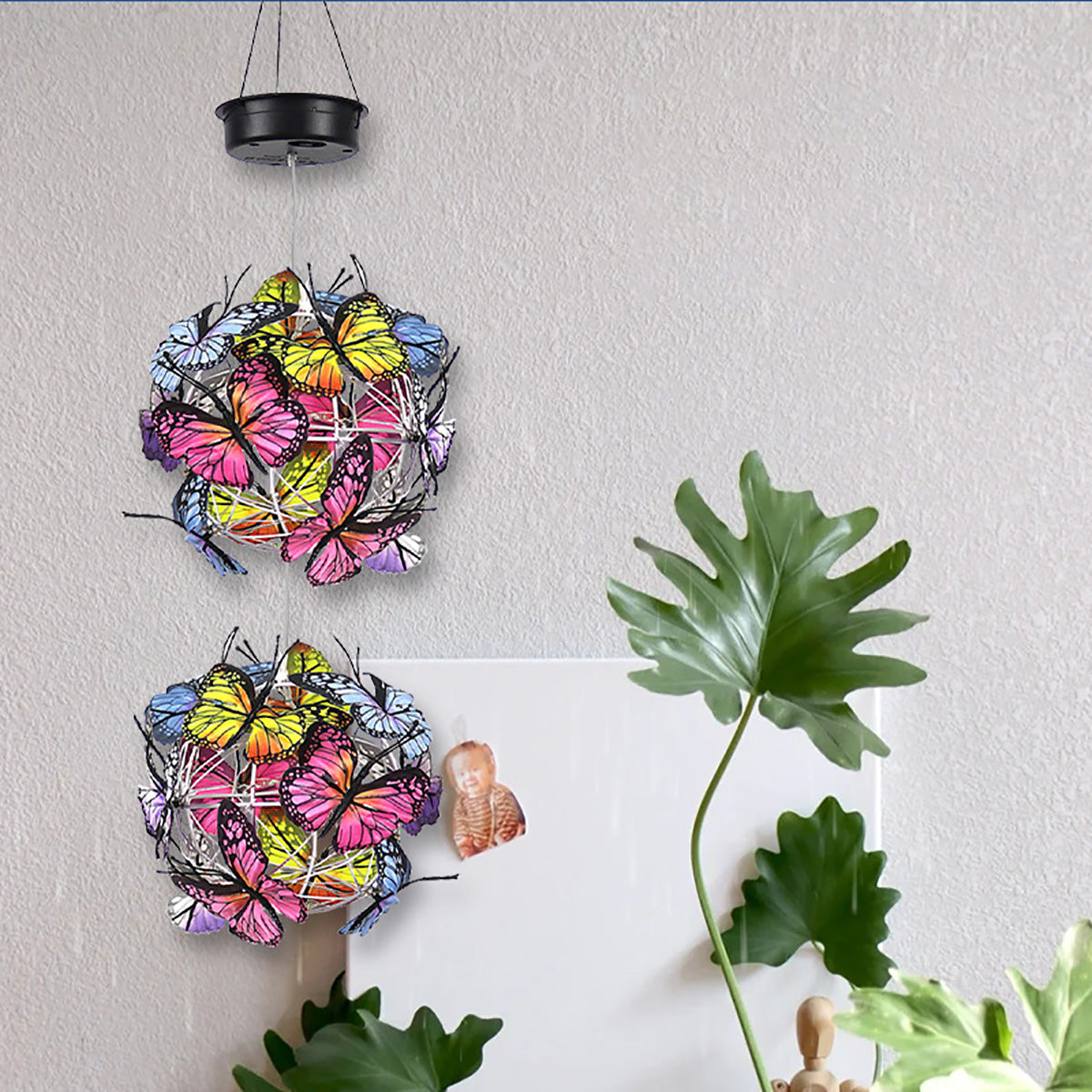 🦋 Verschönern Sie Ihren Garten 2025 – ✨Chikalabs Kreatives Solar-Windspiel mit Kolibri-Motiv