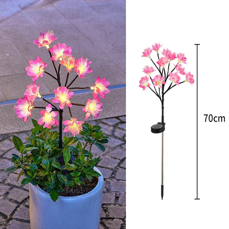 🌺Lampes solaires en forme de fleur de camélia de jardin Chikalabs