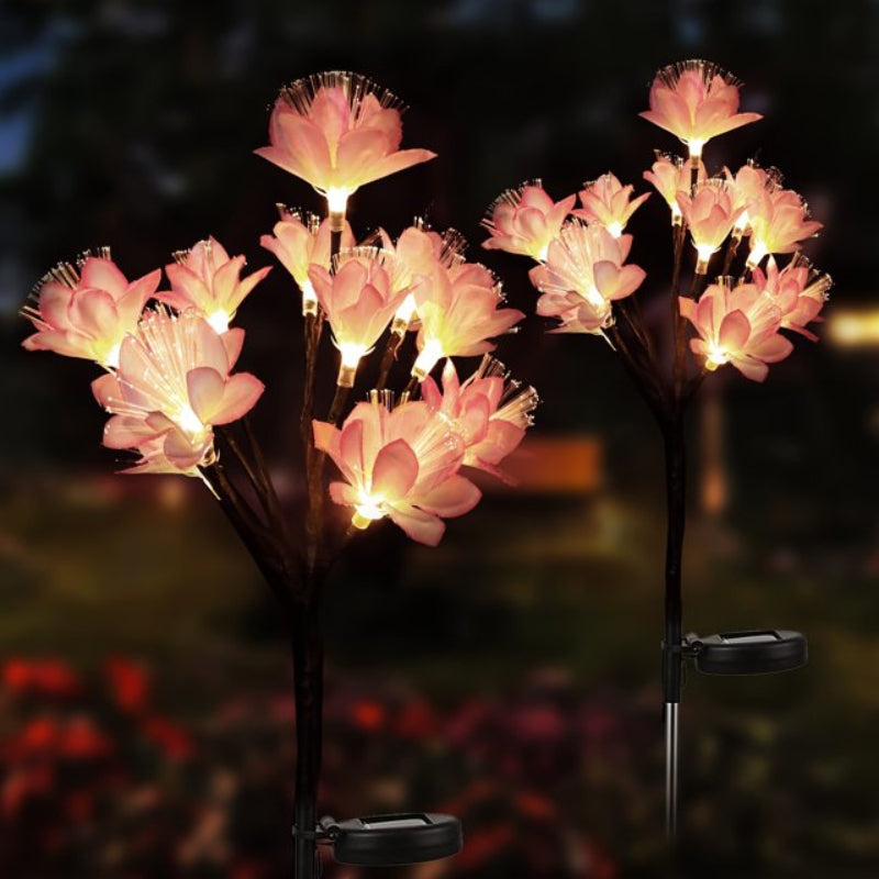 🌺Lampes solaires en forme de fleur de camélia de jardin Chikalabs