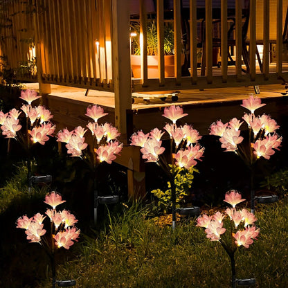 🌺Lampes solaires en forme de fleur de camélia de jardin Chikalabs
