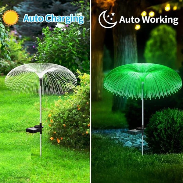 🎄Chikalabs Garden Solar Changing Jellyfish Lights