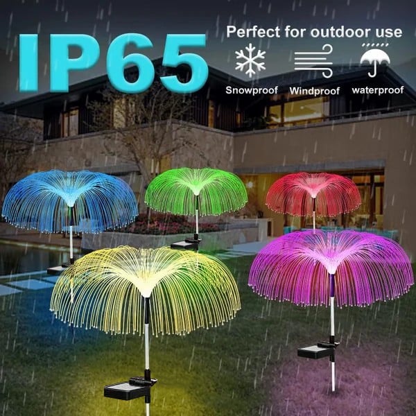 🎄Chikalabs Garden Solar Changing Jellyfish Lights