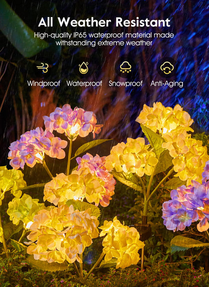 💐Chikalabs Garden Rose Solar Flower Lights