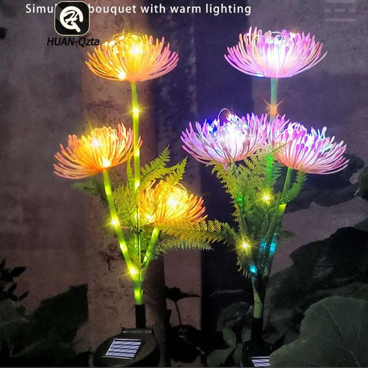 🪷Chikalabs Garden Solar Manjusaka Flower Lights