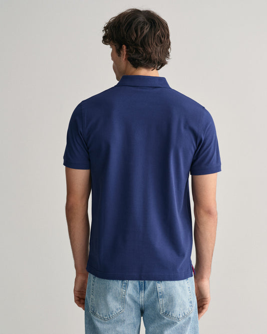 Contrast Piqué Polo Shirt