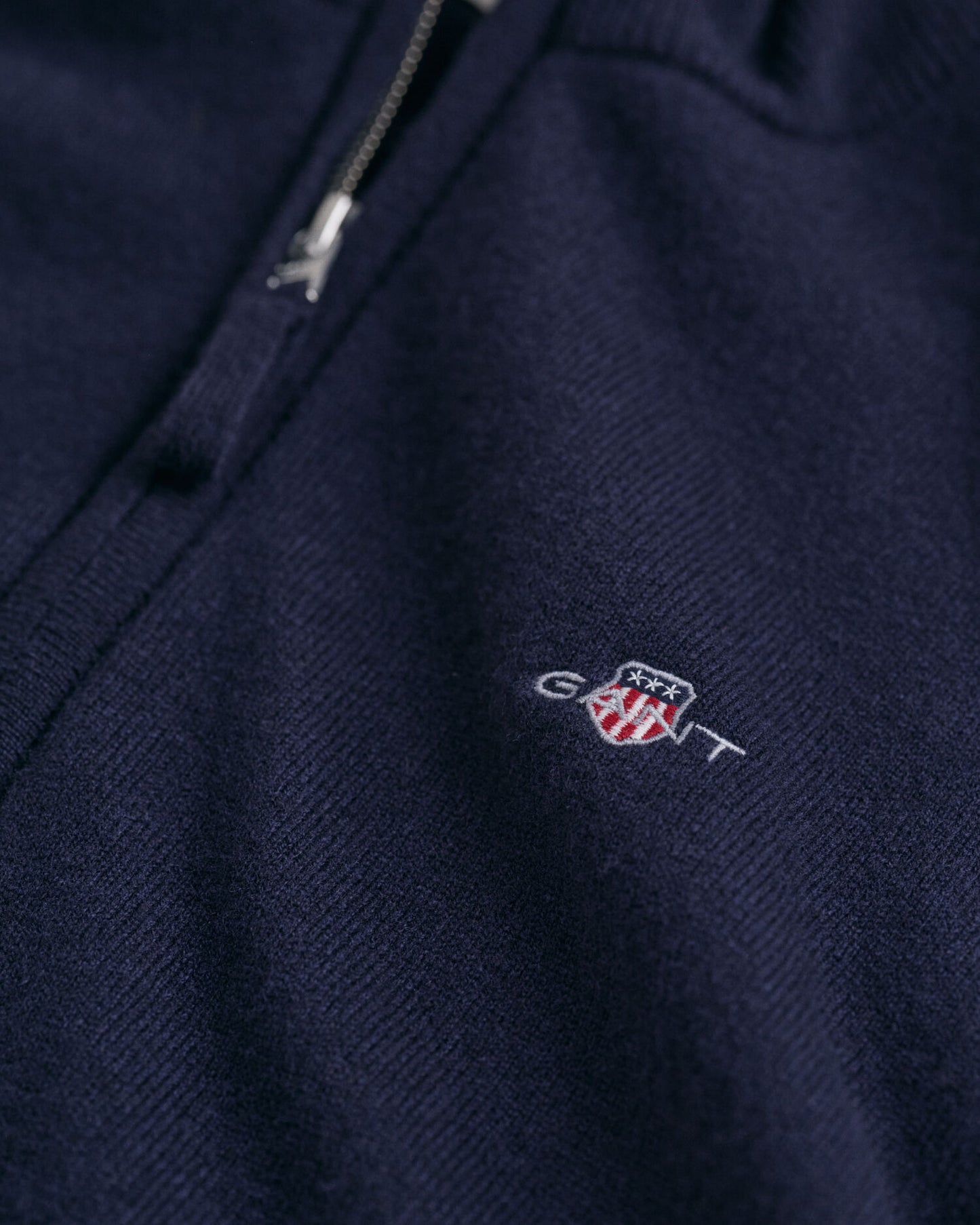 Superfine Lambswool Zip Cardigan