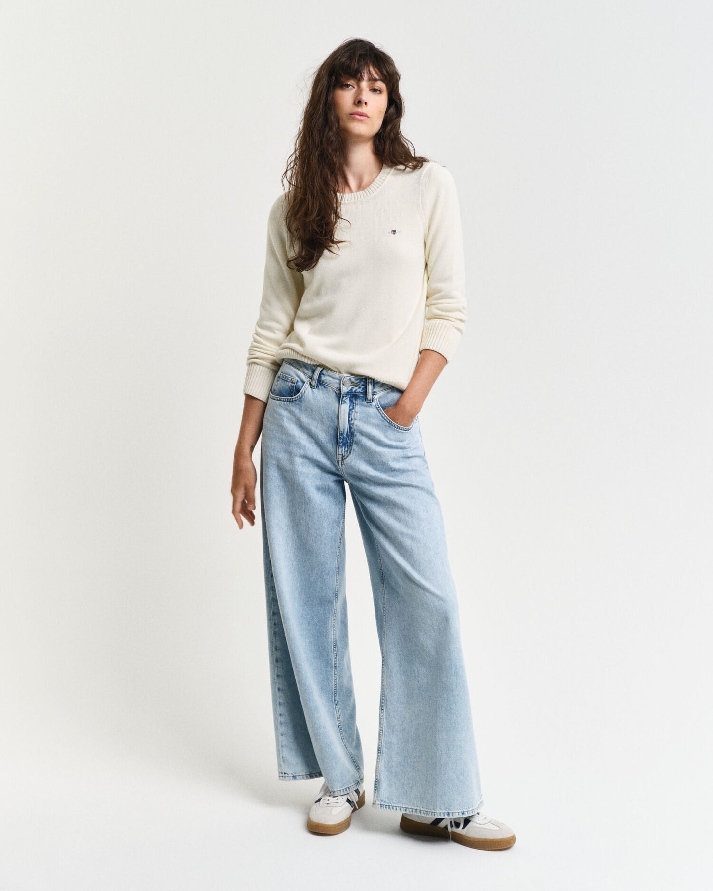 Classic Cotton Crew Neck Sweater