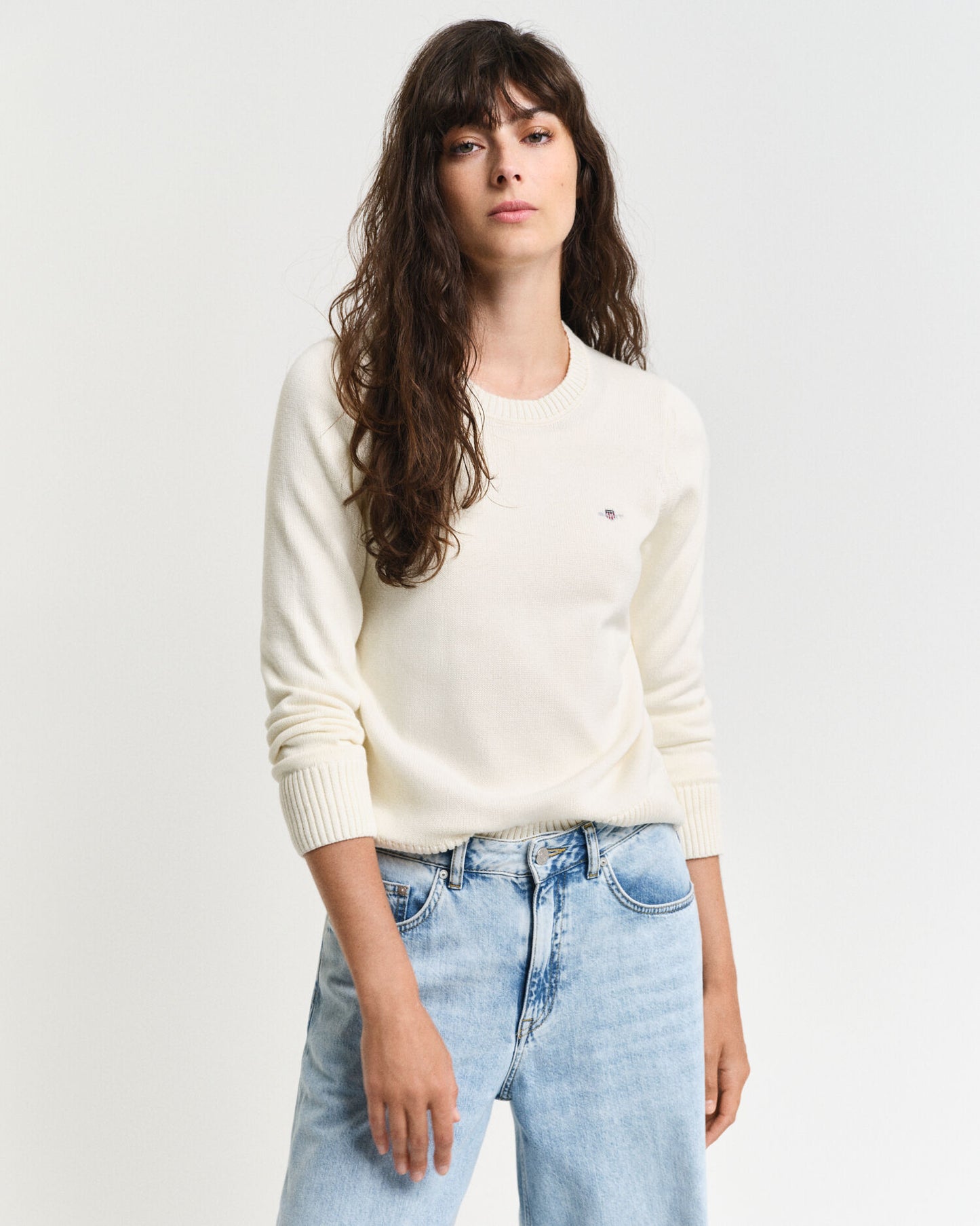 Classic Cotton Crew Neck Sweater
