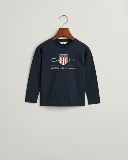 Kids Archive Shield Long Sleeve T-Shirt