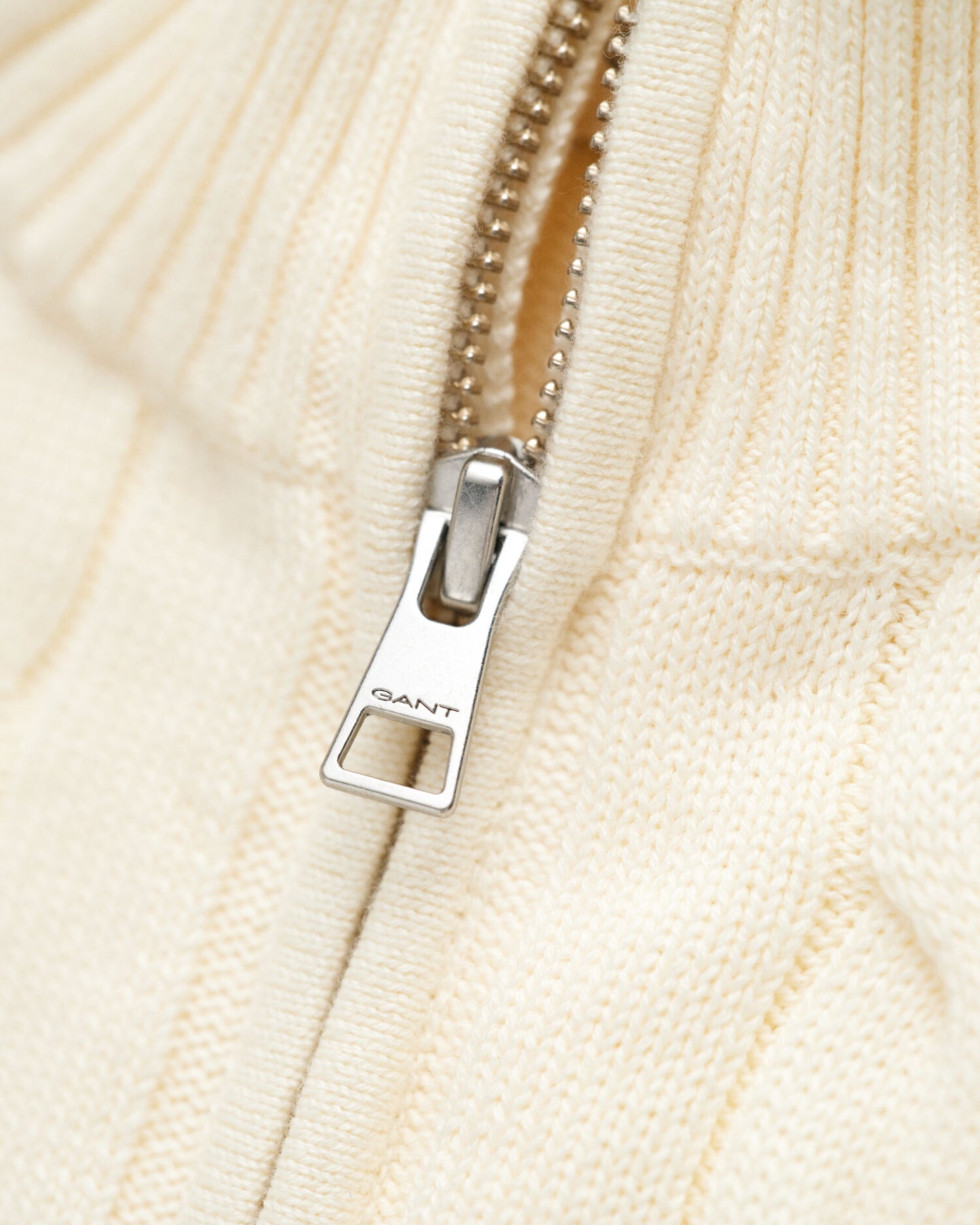 Teens Cotton Cable Knit Half-Zip Sweater