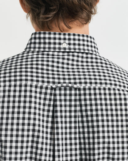 Regular Fit Classic Gingham Poplin Shirt