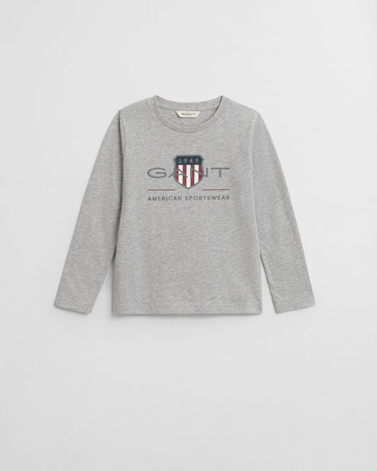 Kids Archive Shield Long Sleeve T-Shirt