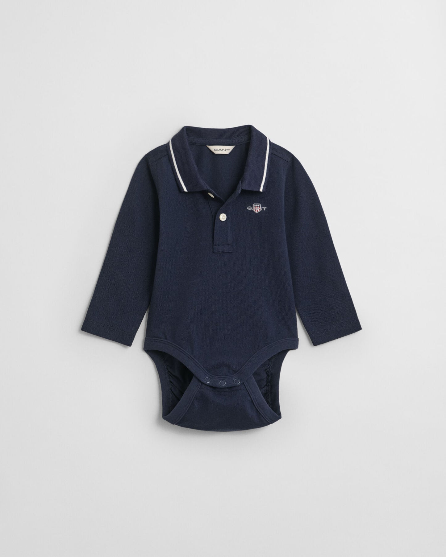 Baby Shield Piqué Long Sleeve Bodysuit