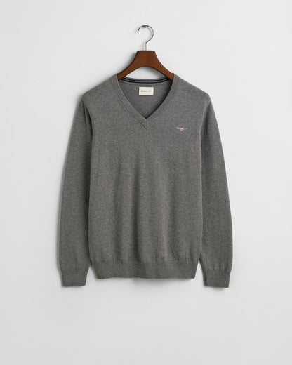 Classic Cotton V-Neck Sweater