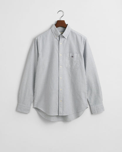 Regular Fit Banker Stripe Classic Oxford Shirt