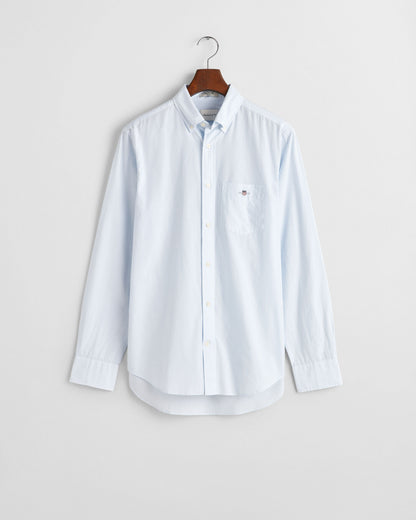 Regular Fit Classic Banker Stripe Poplin Shirt