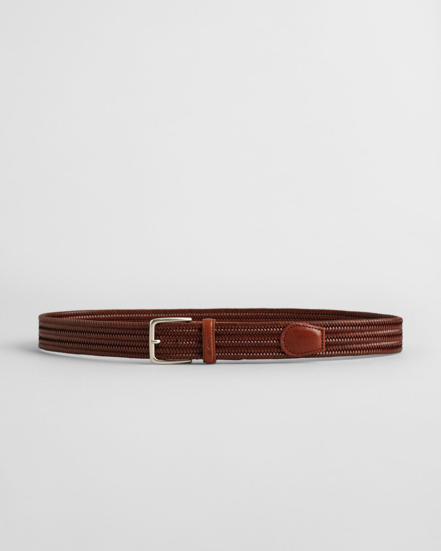 Braided Elastic Leather Belt